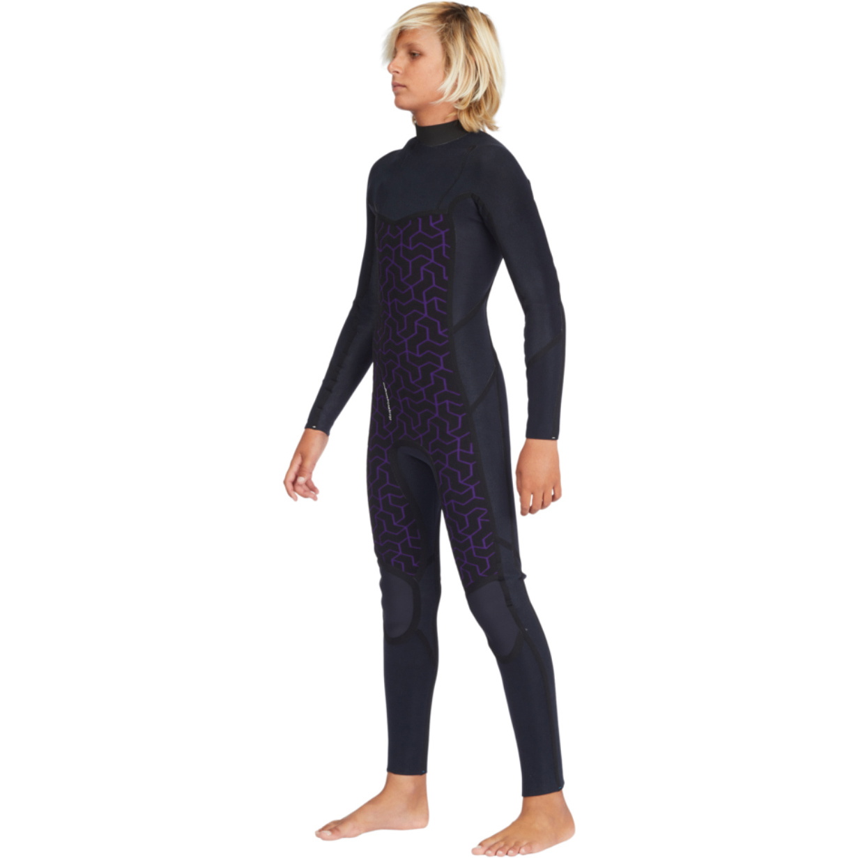 2026 Billabong Junior Absolute Natural 3/2mm Chest Zip Våddragt 24CW191500 - Military